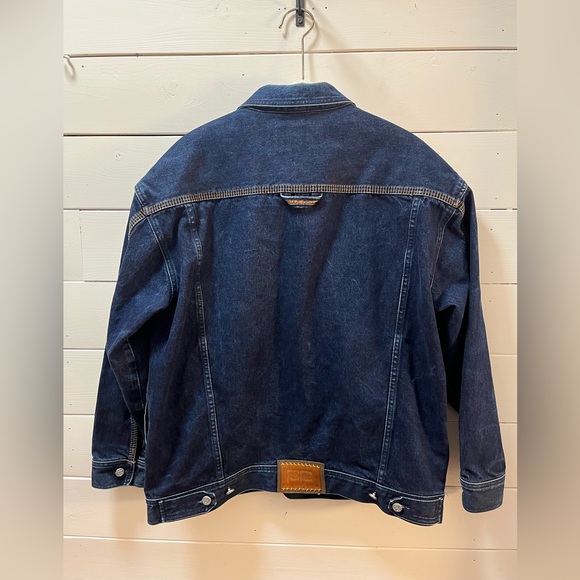 PELLE PELLE MARC BUCHANAN Dark Blue Denim Jacket L - Picture 7 of 9